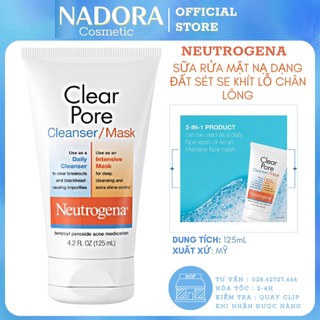 Sữa Rửa Mặt - Neutrogena Clear Pore Cleanser Mask