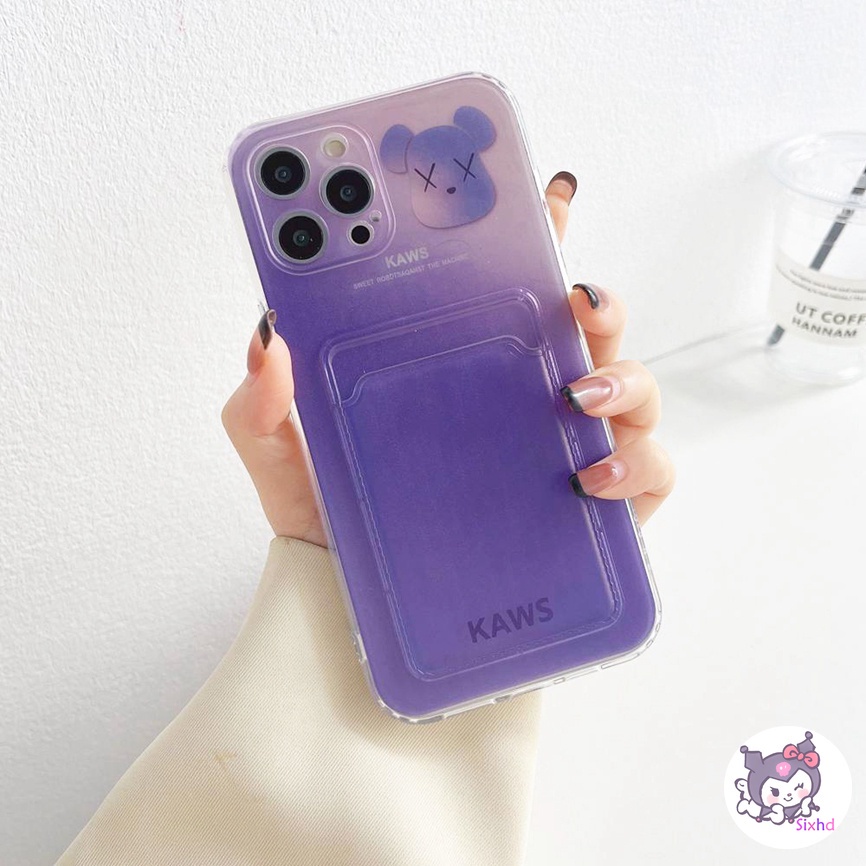 Ốp Lưng Điện Thoại cho Redmi Note 12 11s 10s 11 10 9 8 12Pro Redmi 12C 10C 10A 10 9C 9T 9A 9 A1 A1+ Xiaomi 12 Lite 11 Lite 11T Pro Poco C40 M3 X5 X3Pro NFC Sixhd Put in Card Casing Gradual Blue Cartoon Bear Pattern Soft Phone Cover YS