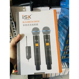 Micro không dây đôi cao cấp ISK SM58 cao cấp