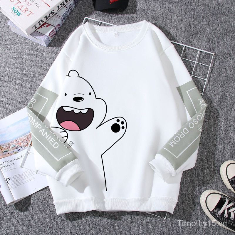 Áo dài tay mới sinh viên mùa xuân và mùa thu áo THUN áo THUN áo sơ mi mỏng Hàn Quốc ins teen cổ tròn xu hướng thời trang của nam giới