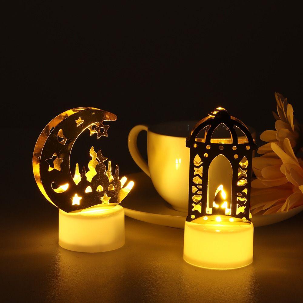 YVE Đèn Trang Trí Lễ Hội Hồi Giáo Hình Ngôi Sao Mặt Trăng