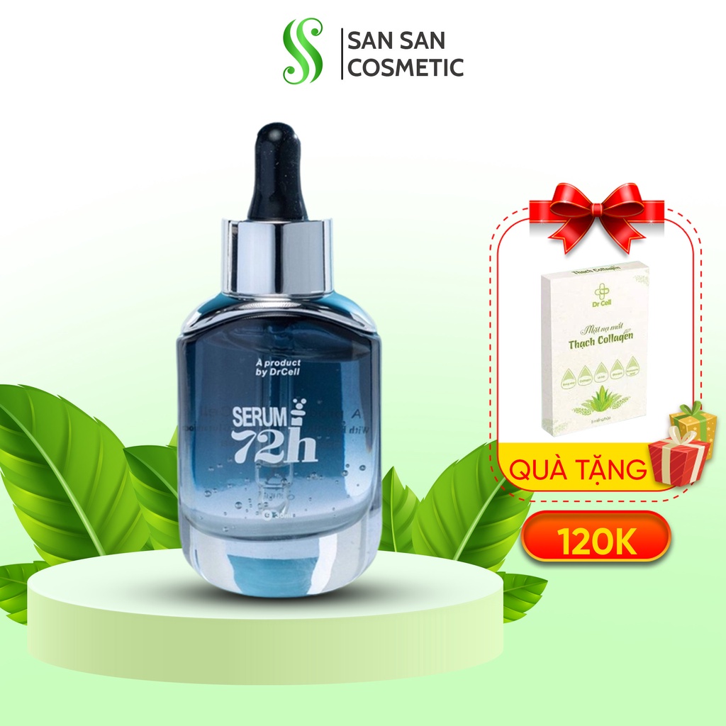 Serum truyền trắng 72h dưỡng ẩm, ngăn ngừa lão hóa, mờ thâm nám Dr cell lọ 30ml SAN15