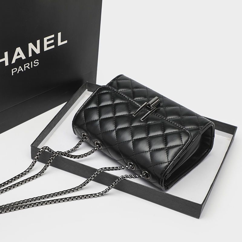 Túi Xách Đeo Vai Phối Dây Xích Thời Trang Nữ Sành Điệu