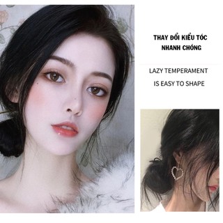 Búi rối - búi tóc thật - búi tóc rối mini phong cách Hàn Quốc