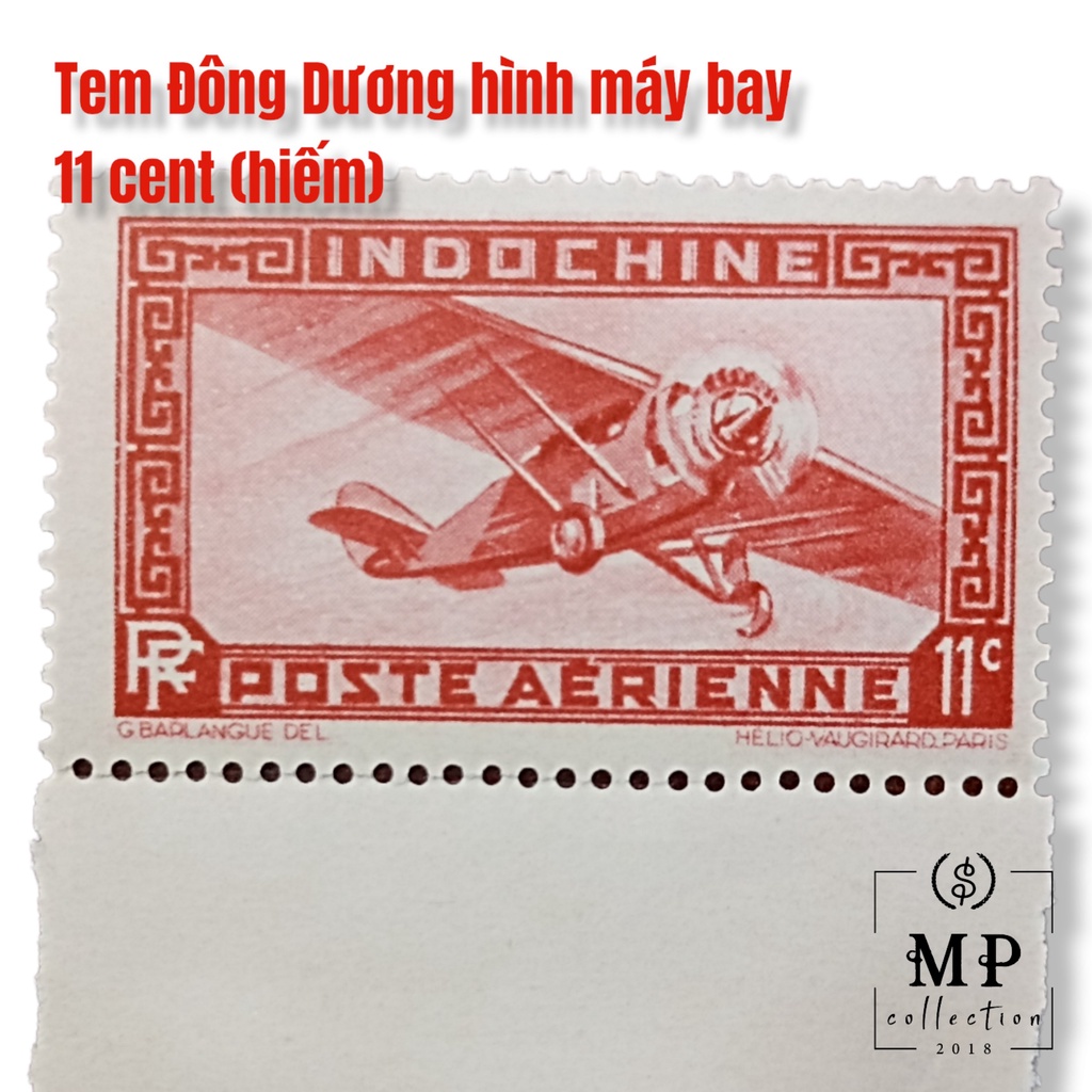 Tem Đông Dương sưu tầm với hình ảnh máy bay (hiếm)