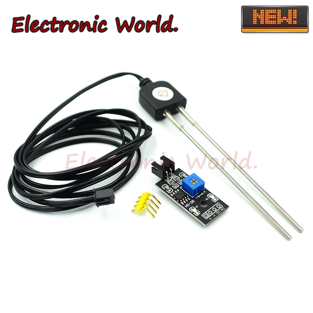 Mô Đun Cảm Biến Độ Ẩm Đất Và Độ Ẩm Chống Ăn Mòn Cho Arduino