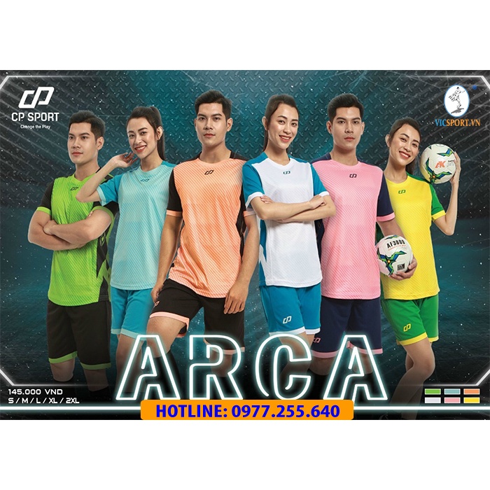 Quần Áo Thương Hiệu CP Arca Chất Lượng Cao Cấp, Áo Đá Bóng Không Logo - Vicsport