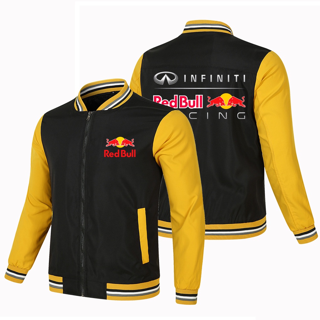 Áo Khoác Thể Thao Dáng Rộng In LOGO Xe Hơi Infiniti Red Bull Có Size Lớn Thời Trang Cho Nam Giới
