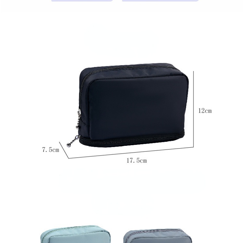 Túi Đựng Cọ Trang Điểm Hai Lớp Tiện Lợi Khi Đi Du Lịch