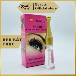 Keo bắt trục uốn mi cao cấp nắp vàng, keo dán trục uốn mi siêu bám keo TopMi