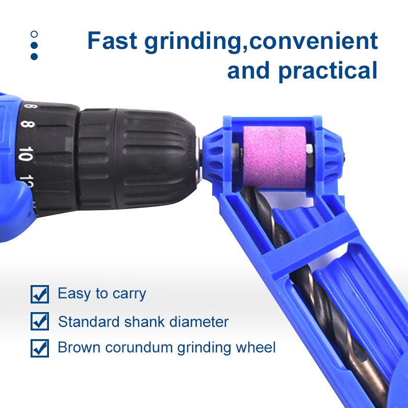 1 Bộ Dụng Cụ Mài Mũi Khoan 2.0-12.5mm