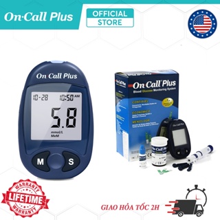 [Thương Hiệu Mỹ] Máy Đo Đường Huyết Cá Nhân ONCALL PLUS | Cho Kết Quả Chính Xác Chỉ Trong 10 Giây - Bảo Hành Trọn Đời