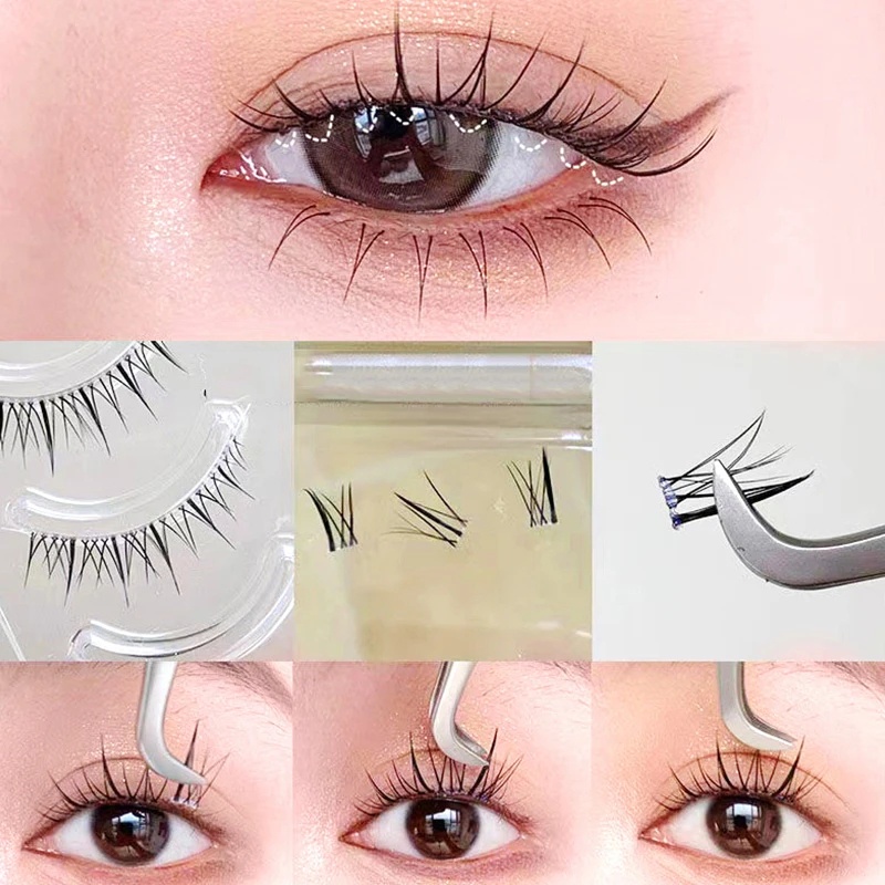 Hộp 5 Cặp Lông Mi Giả 3D Hóa Trang Quỷ Nhỏ Cho Nữ