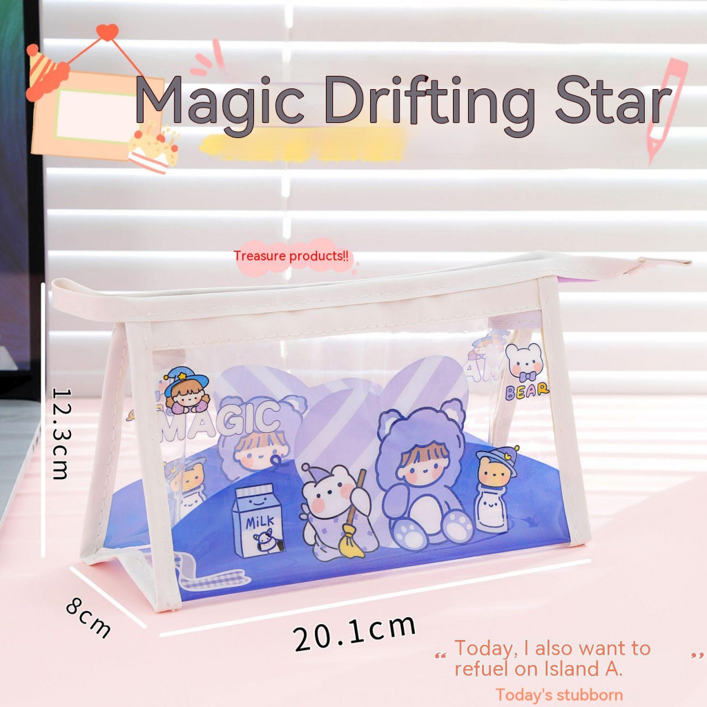 Túi Đựng Bút Bằng pvc Trong Suốt Chống Nước Sức Chứa Lớn