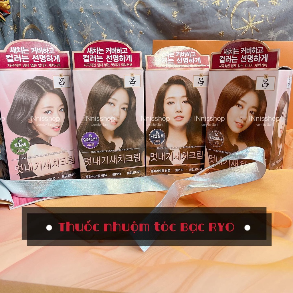 Thuốc nhuộm tóc cho tóc bạc Ryo Premium