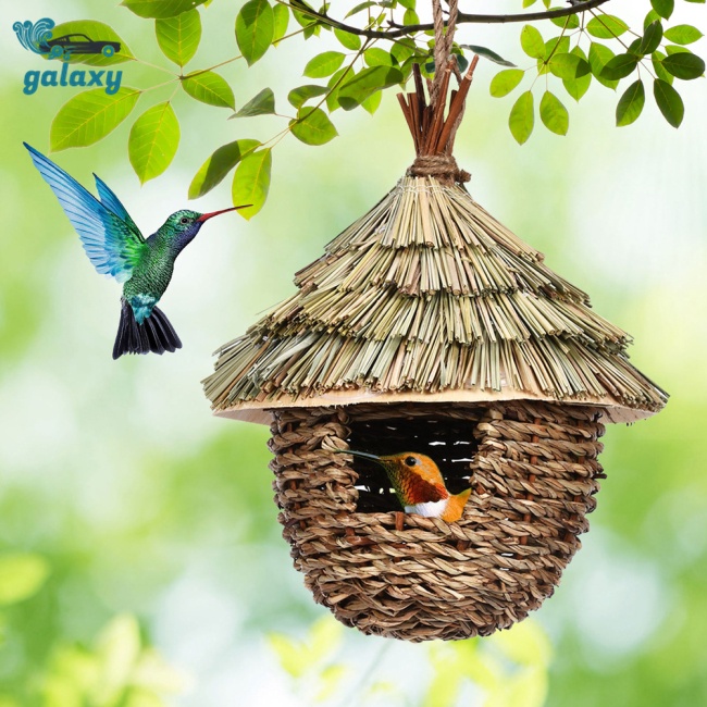 Galaxy Tổ Chim Bằng Cỏ Nhân Tạo Dùng Trang Trí Sân Vườn
