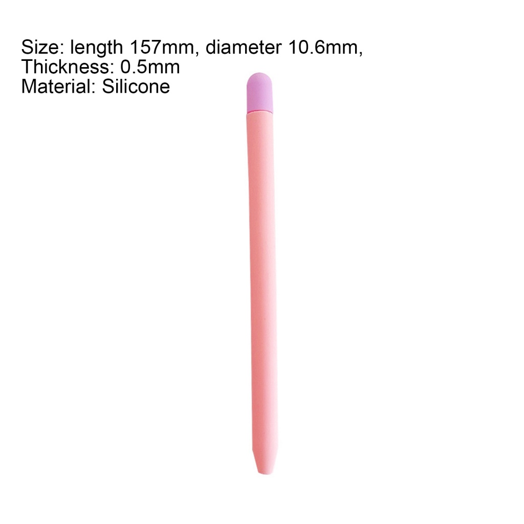 Vỏ Bảo Vệ Bút Cảm Ứng Apple Pencil 2 Bằng Silicon Chống Trượt Họa Tiết Hoa Hướng Dương Phối Màu Dễ Thương