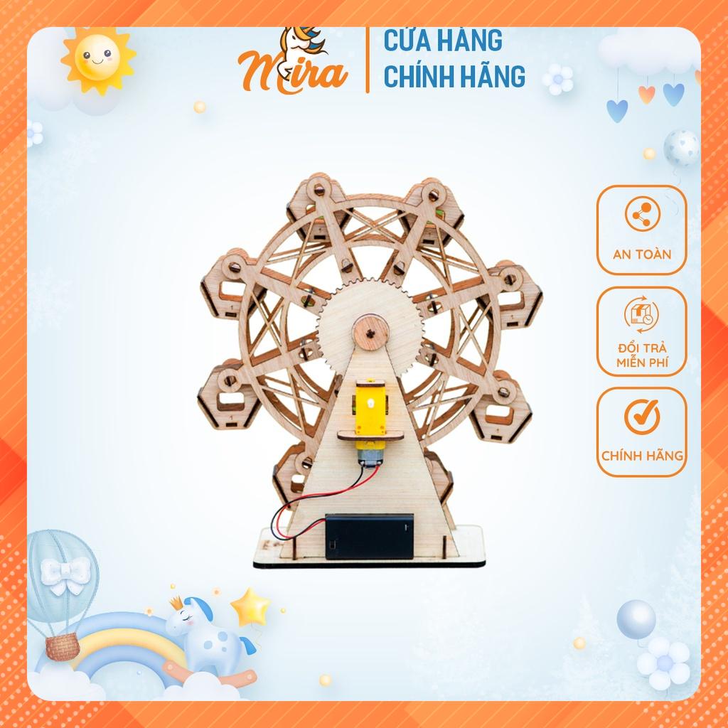 Đu quay mặt trời Đồ chơi giáo dục bằng gỗ, đồ chơi khoa học STEM, phát triển trí thông minh, sáng tạo cho bé Mira Toys