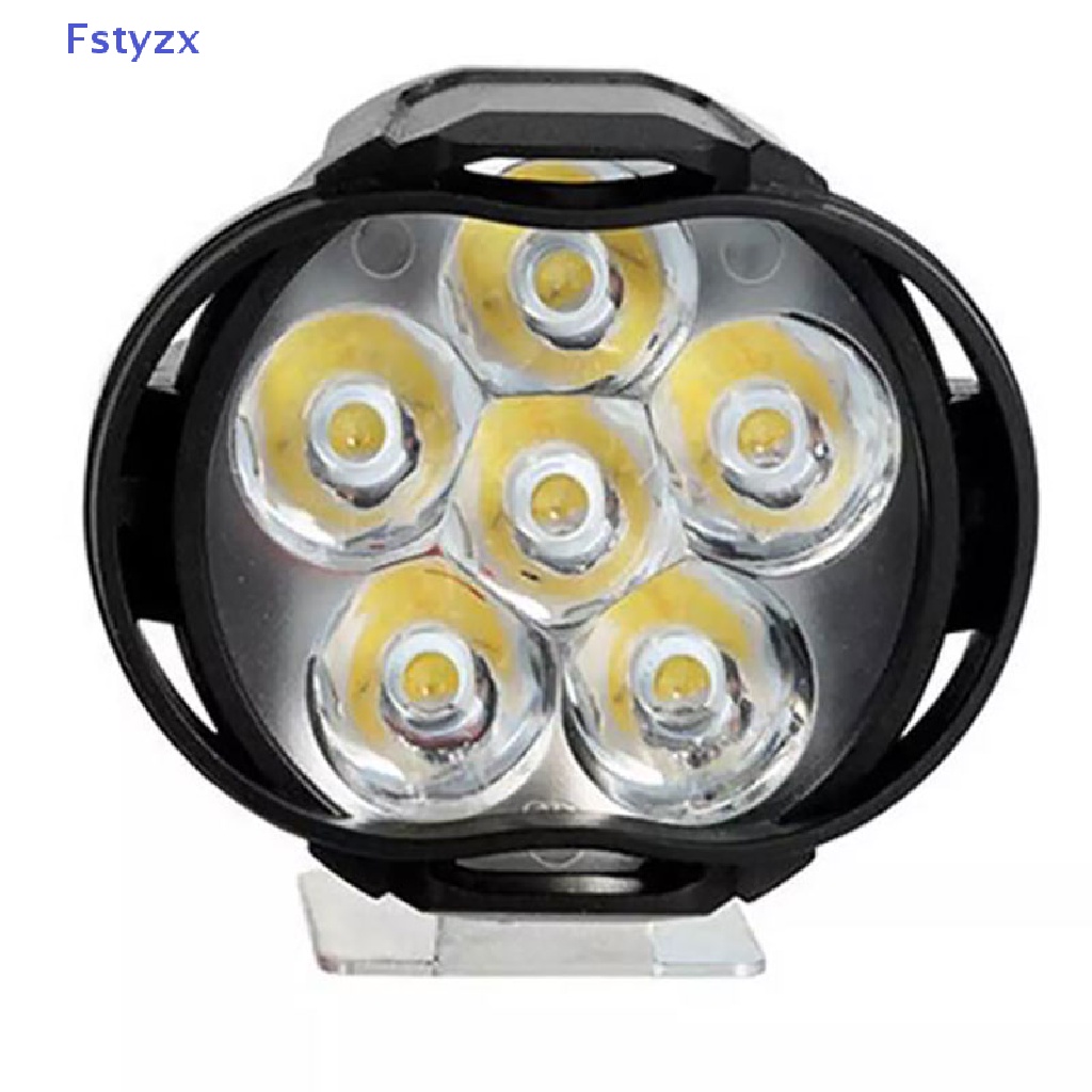 1 Cặp Đèn Pha 6 Bóng Led Siêu Sáng Cho Xe Máy