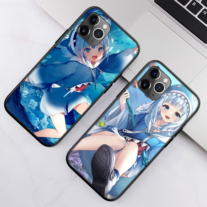 Ốp Điện Thoại Hình Gawr Gura Cho iPhone SE XR 5 5S 6 6S 7 8 11 Pro Max Plus 2PRR