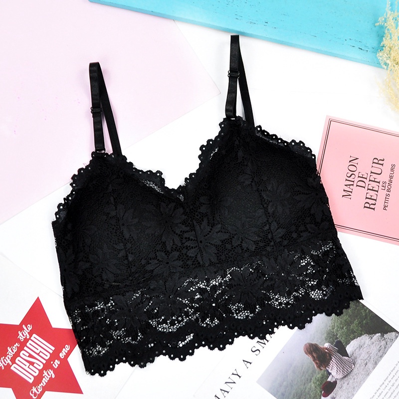 Áo lót ren một màu thời trang dành cho nữ