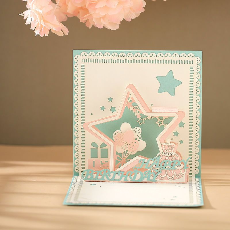 Thiệp 3D Quà Tặng Sinh Nhật / Valentine Tùy Chỉnh Độc Đáo