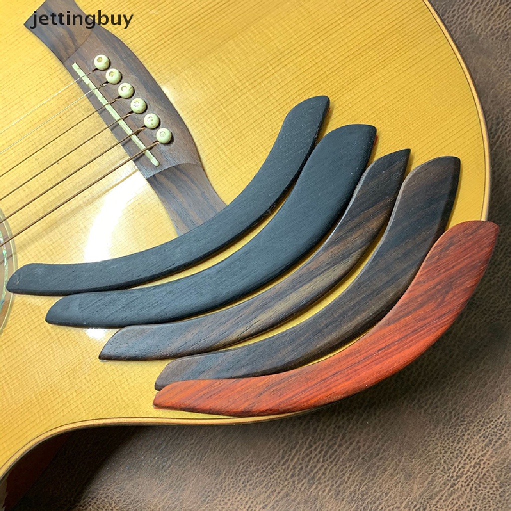 Đệm tựa tay đàn guitar JETTING gỗ mun nhiều màu sắc tùy chọn tiện lợi