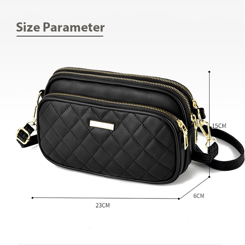 Túi Xách Da pu Nhiều Ngăn Phong Cách Hàn Quốc Thời Trang Cho Nữ