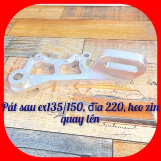 Bát sau cnc gắn heo zin ex150, đĩa 220mm__quay lên