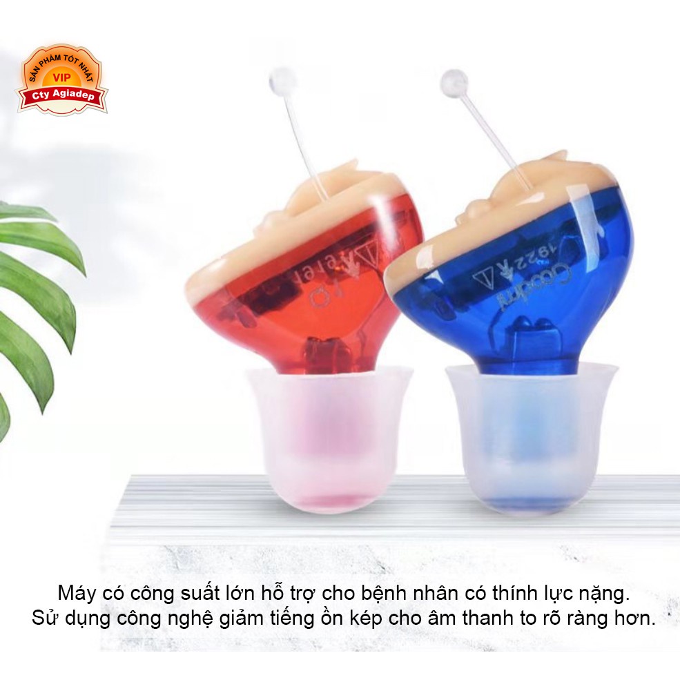 Máy Trợ Thính - Tai Nghe Trợ Thính Siêu Nhỏ Goodmi GM-910 - Giảm Tiếng Ồn, Xử Lý Âm Thanh Hiện Đại [