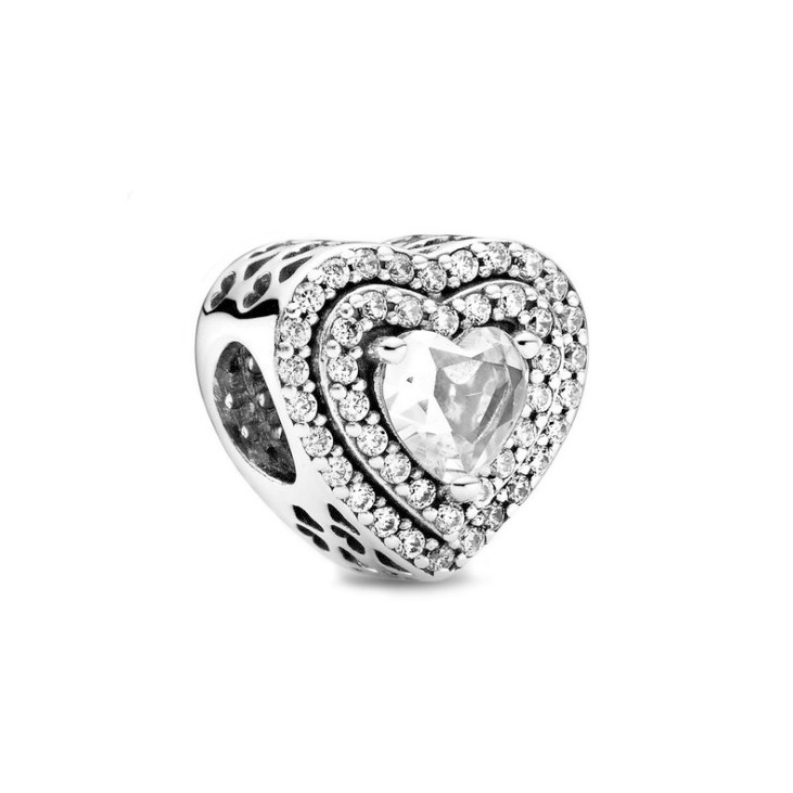 PANDORA Dây Chuyền Mặt Dreamcatcher Trái Tim Lấp Lánh DIY