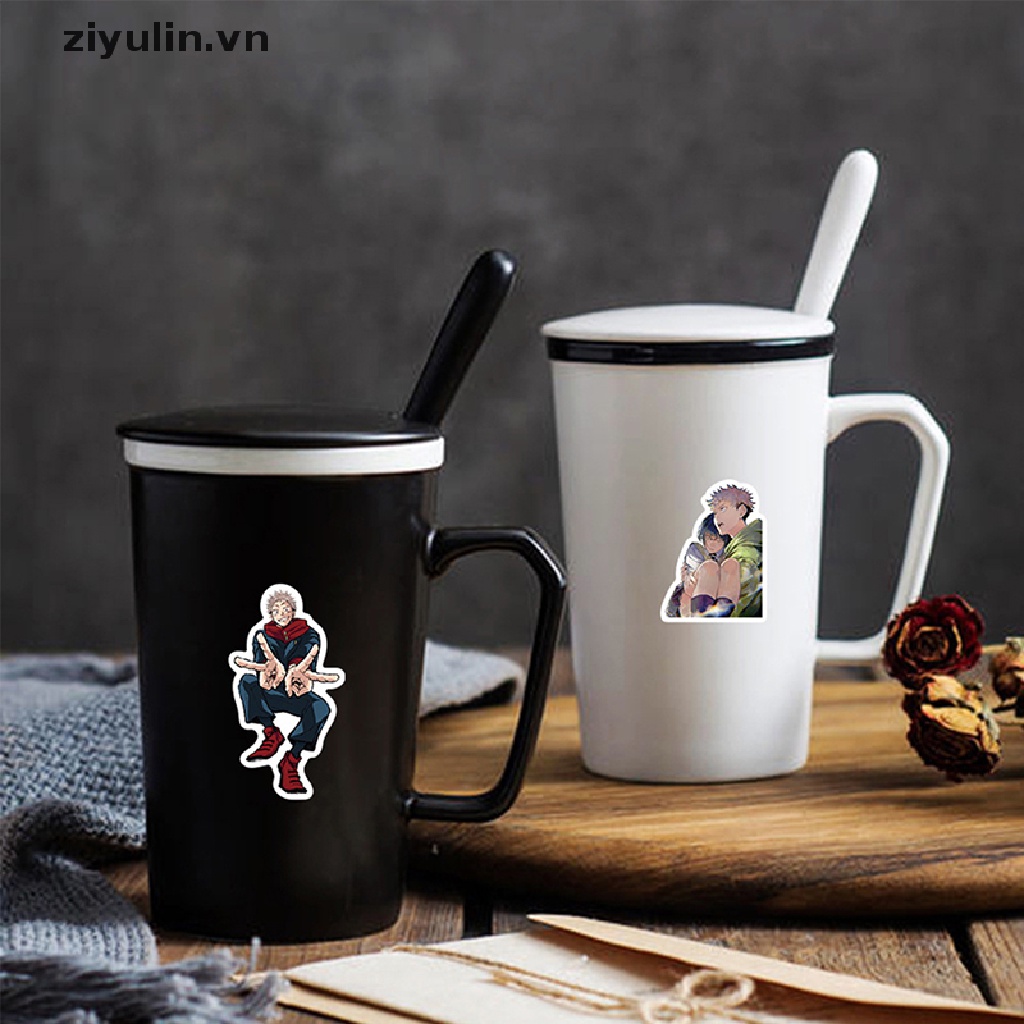 Set 100 Miếng Dán Anime Jujutsu Kaisen Trang Trí Vali / Laptop / Vali / Đàn Guitar