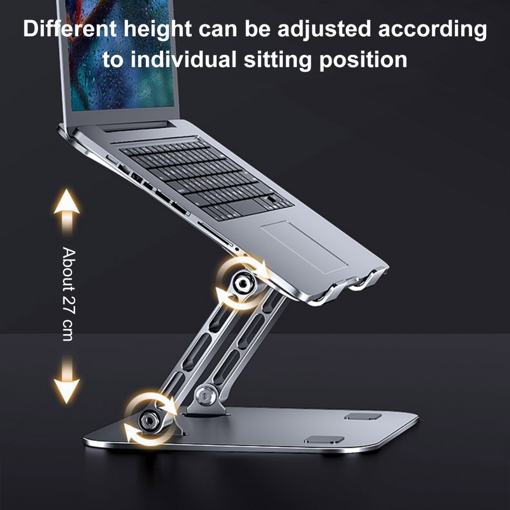 Giá Đỡ Laptop Bằng Hợp Kim Nhôm Hình Hoa Hướng Dương Độ Bền Cao Có Thể Điều Chỉnh