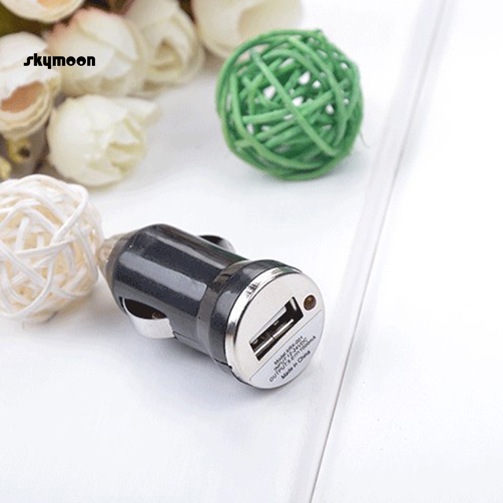 Tẩu Sạc USB Mini Gắn Xe Hơi Thông Dụng Cho iPhone Samsung Tablet Pad