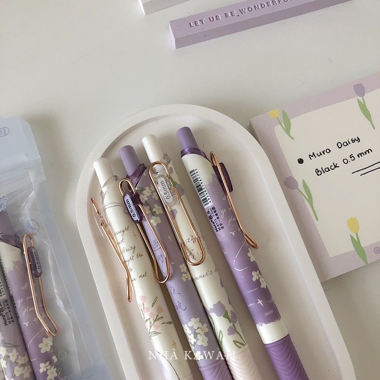 Bút gel bấm Mura Daisy cực xinh