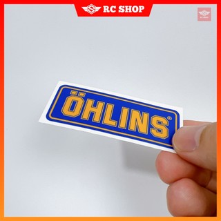 Tem OHLINS Dán Xe Siêu Ngầu [7cm x 3cm]