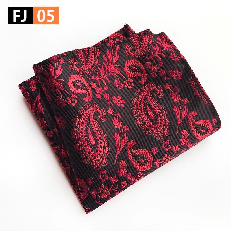 EFAN  Khăn Tay Vuông 25x25cm Sang Trọng Thanh Lịch Nhiều Họa Tiết Cho Nam FE01-20