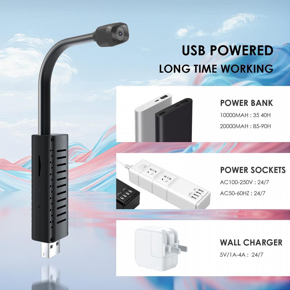 Máy Quay Phim mini 1080p Kết Nối wifi Không Dây Có Tầm Nhìn Ban Đêm