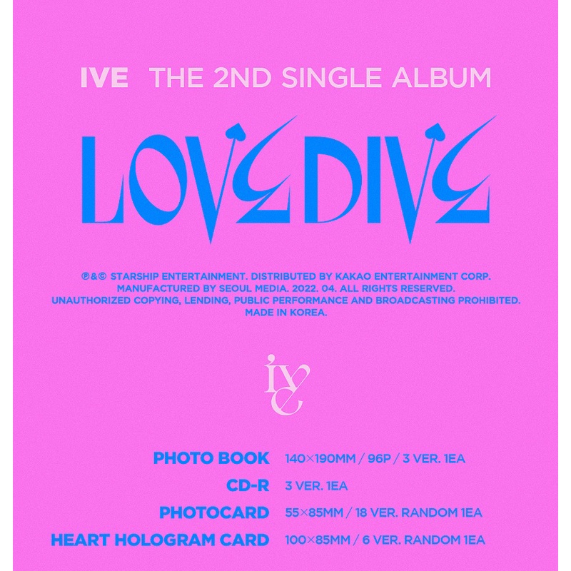 IVE - 2nd Single Album