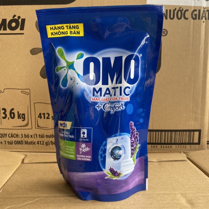 Nước Giặt OMO Matic Comfort Hương Thanh Xuân Túi 412G