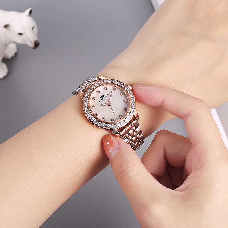 Đồng Hồ Nữ Dây Kim Loại Siêu Mỏng Thời Trang