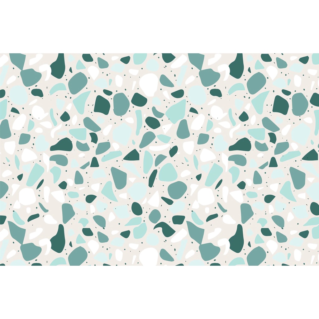 Decal terrazzo dán bếp, dán tường phòng tắm chống thấm nước nhiều kích thước - HN Decor
