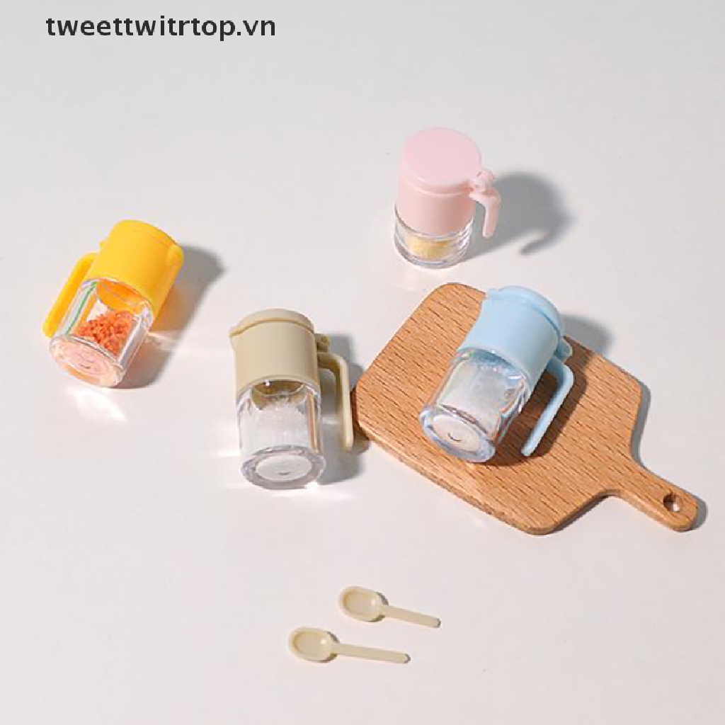 Set 4 Mô Hình Nồi Mini Bằng Nhựa Resin Dùng Để Trang Trí Nhà Búp Bê