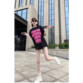 Áo Phông Nam Nữ Premium Cotton in Chữ Chrome Hearts 1989 Đen Trắng Hot Trend 2023.