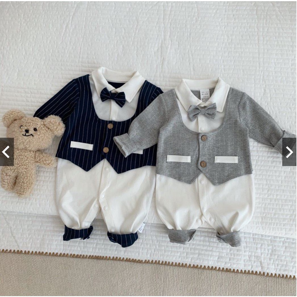 Body Công Tử Dài Tay Cho Bé Trai từ 4-14kg
