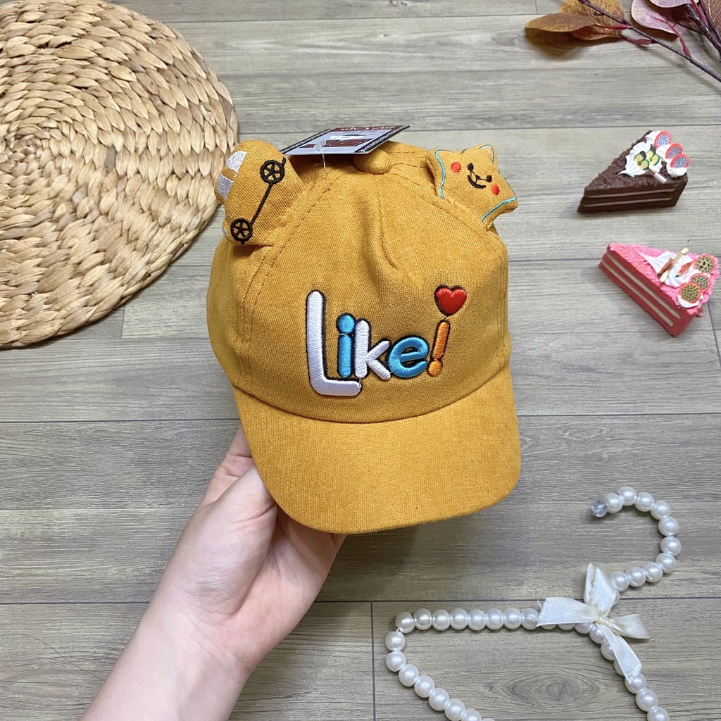 Mũ lưỡi trai, nón kết cho bé tổng hợp nhiều mẫu phối màu trẻ trung năng động - NN27