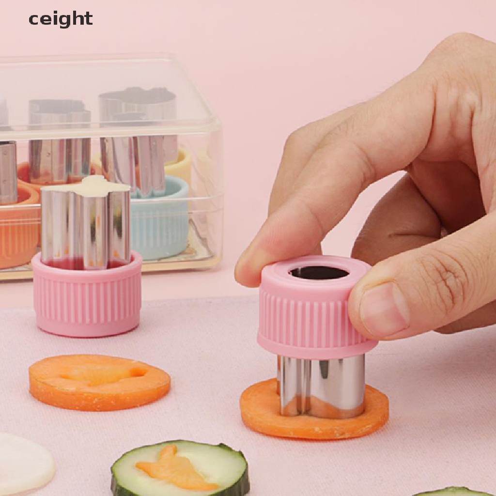 Bộ 6 / 9 Dụng Cụ Cắt Rau Củ Quả Bằng Thép Không Gỉ Tiện Dụng Cho Nhà Bếp