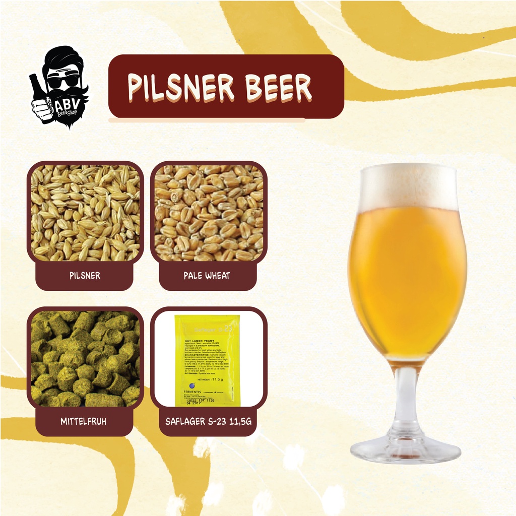 Set nguyên liệu nấu bia Pilsner