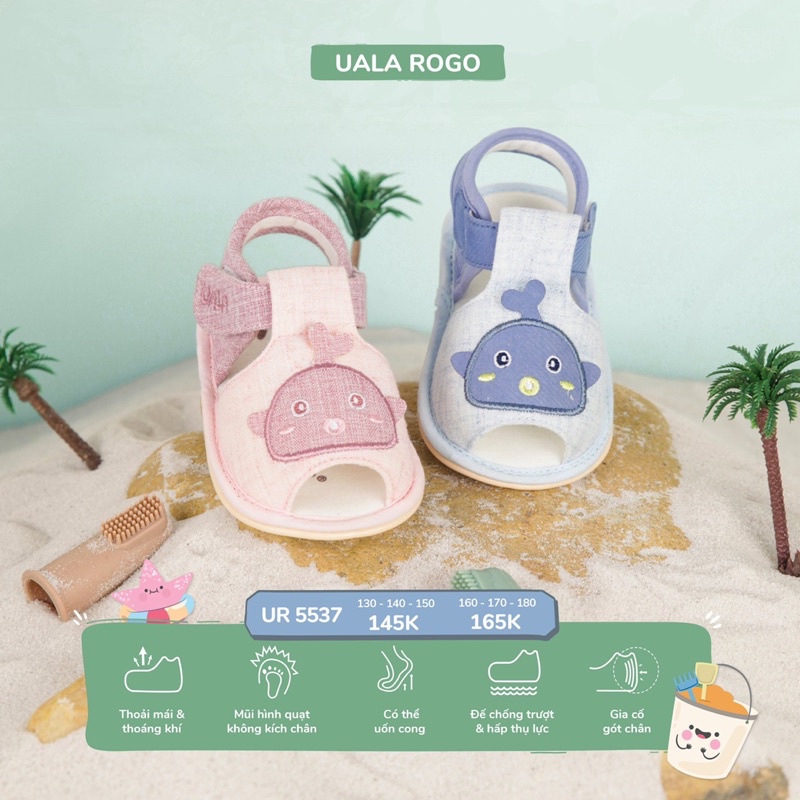 Sandal tập đi cho bé Ualarogo UR5531/UR5532/UR5535/UR5537
