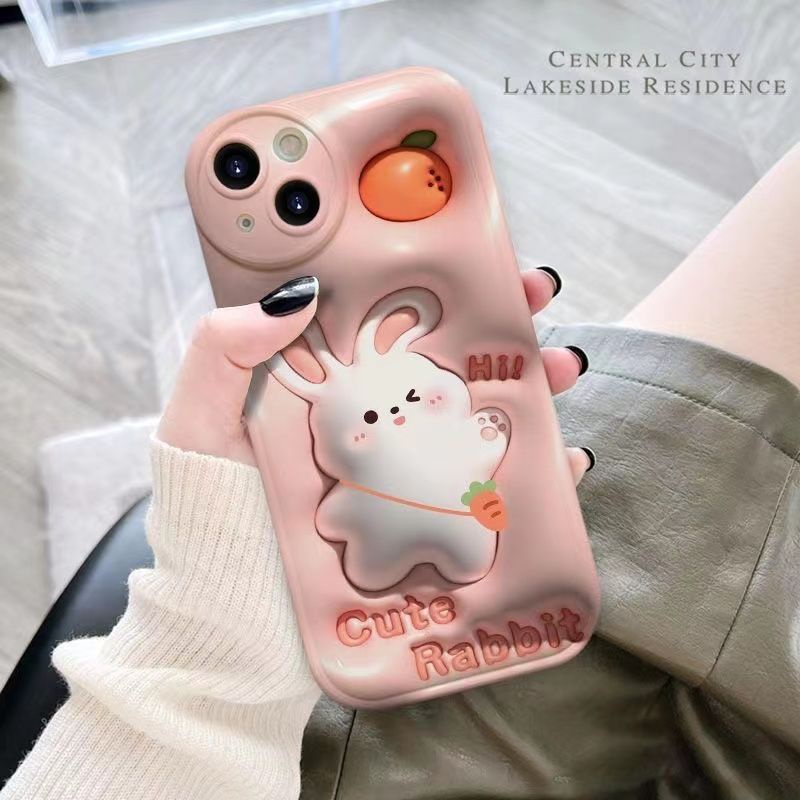 Ốp Điện Thoại Mềm Họa Tiết Nổi 3D Cho Iphone 11 12 13pro Xsmax 14 13Promax xr 8 12 7Plus 8plus